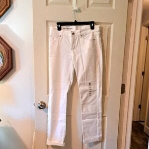 JCPenney White Skinny Jeans